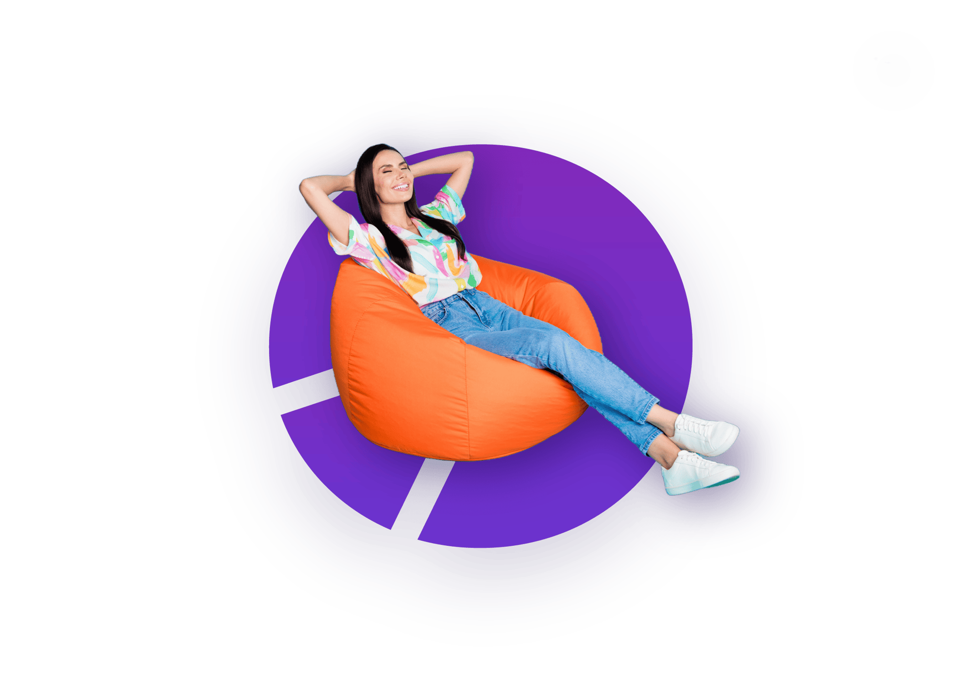 woman-lounging-in-beanbag